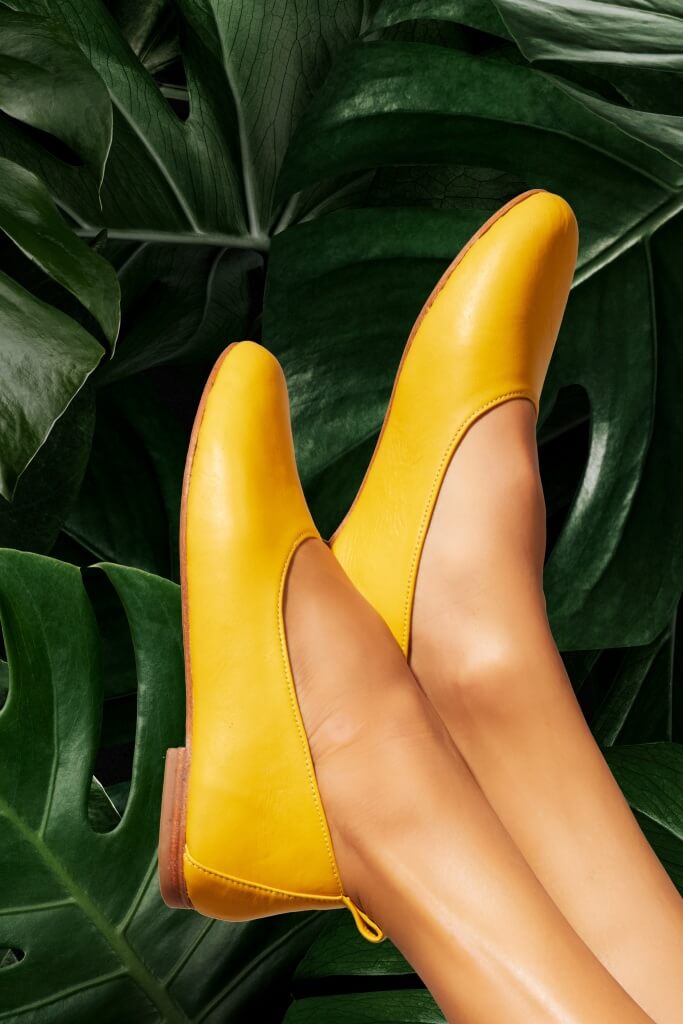 Liz in Buttercup Yellow