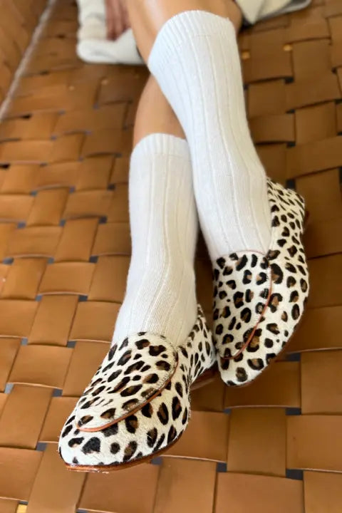 Diana in Animal Print with Caramel Trim