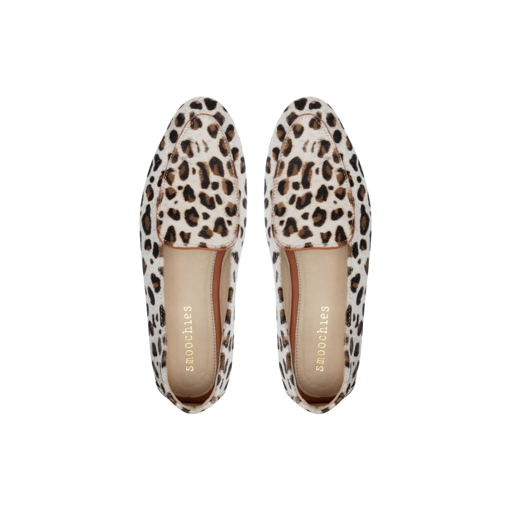 Diana in Animal Print with Caramel Trim